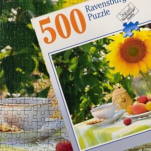 Ravensburger 500 piece puzzle “Sunny Sweets” 2014 complete FLAW